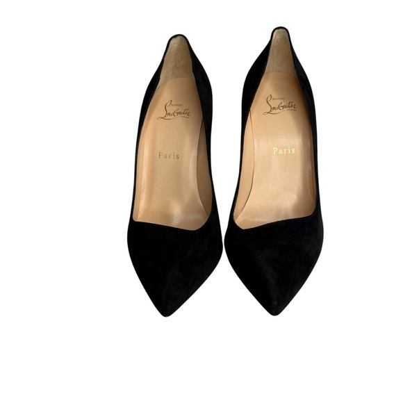 Christian Louboutin Corneille 100 Veau Velours in Black size 39 NIB - Picture 3 of 11